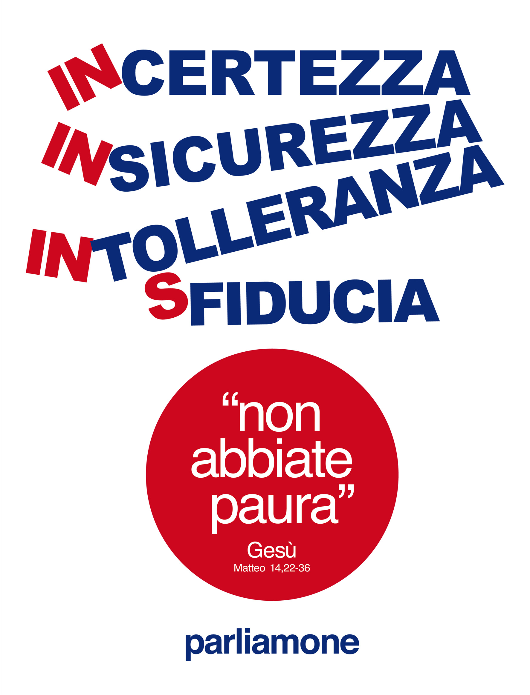 “Non abbiate paura”