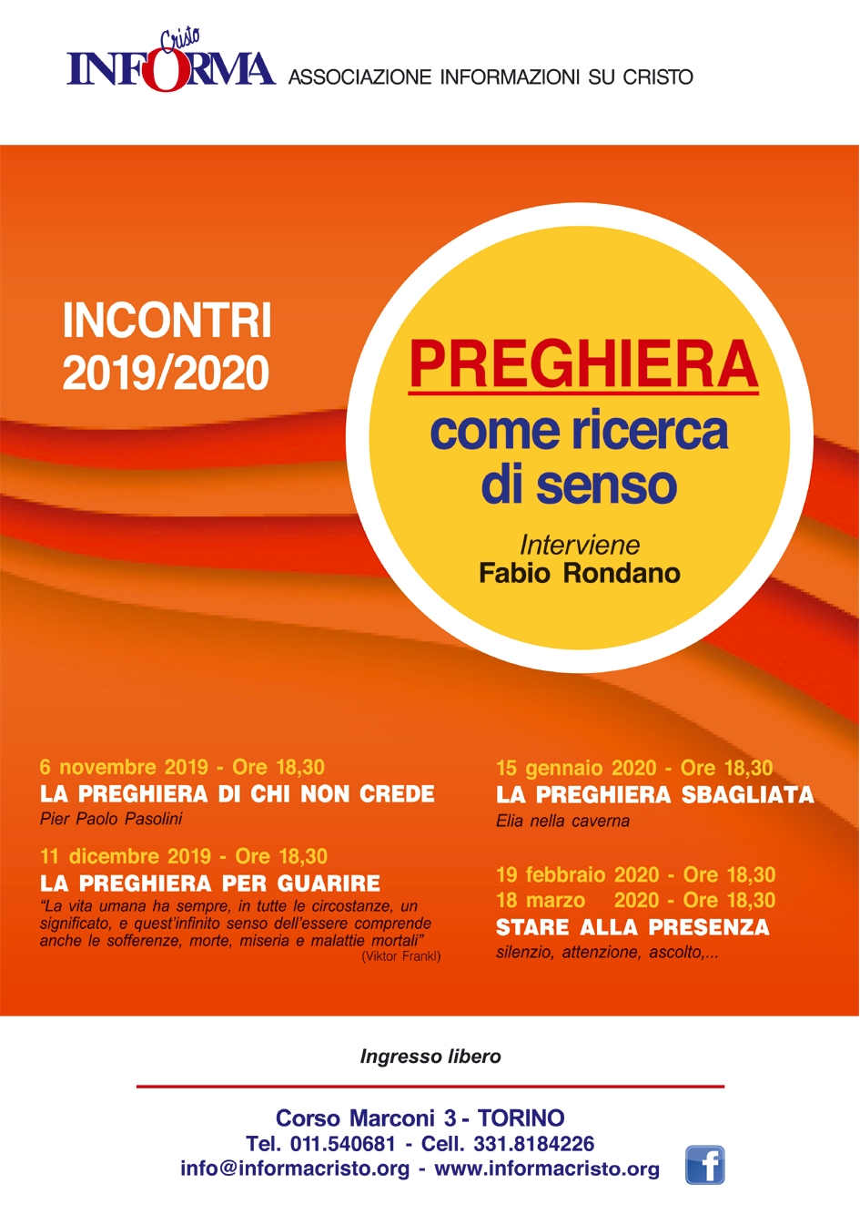 LA PREGHIERA: UN CAMMINO DI FELICITA’