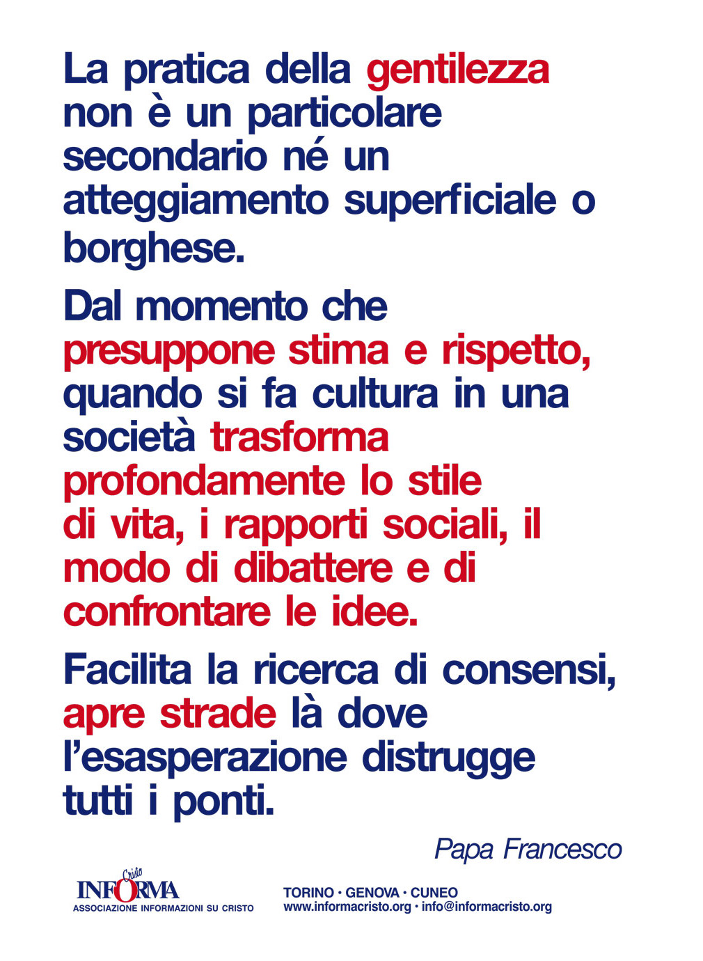 Tazebao della Gentilezza